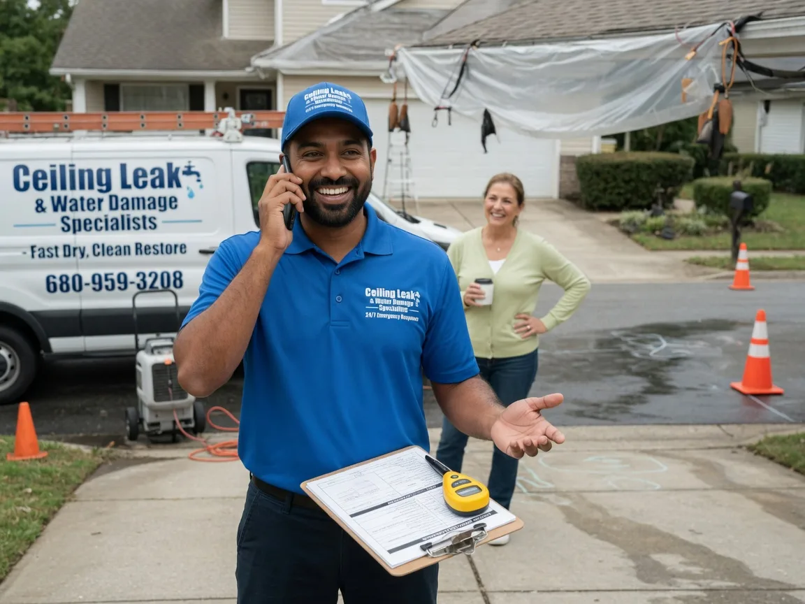 Ceiling Leak Cleanup Gold Hill, NC FAQs